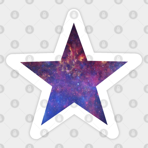 Cosmic Space Star Sticker by bumblefuzzies